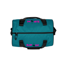 Load image into Gallery viewer, Spin for Him Acro Eastern Blue gym/Dance bag
