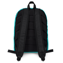 Load image into Gallery viewer, I AM Backpack w/pocket Dark Turquoise

