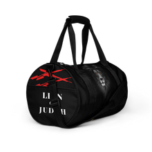Load image into Gallery viewer, By His Stripes Lion of Judah gym bag
