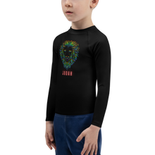 Load image into Gallery viewer, Lion of Judah Colorful Kids Rash Guard

