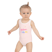 Load image into Gallery viewer, Believe All-Over Print Kids Swimsuit
