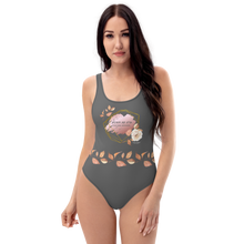 Load image into Gallery viewer, Just.If.I&#39;d Women&#39;s One-Piece Swimsuit Leaf belt
