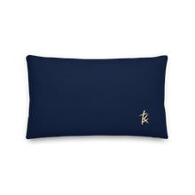 Load image into Gallery viewer, She is more precious than jewels Premium Pillows Navy
