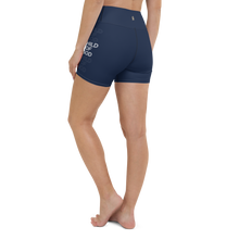 Load image into Gallery viewer, Child of God Yoga Shorts Navy
