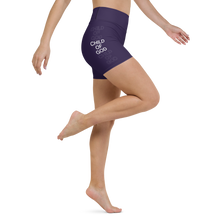 Load image into Gallery viewer, Child of God Yoga Shorts Purple
