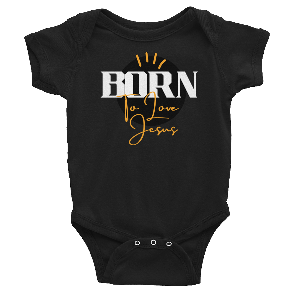 Born to love Jesus Infant Bodysuit