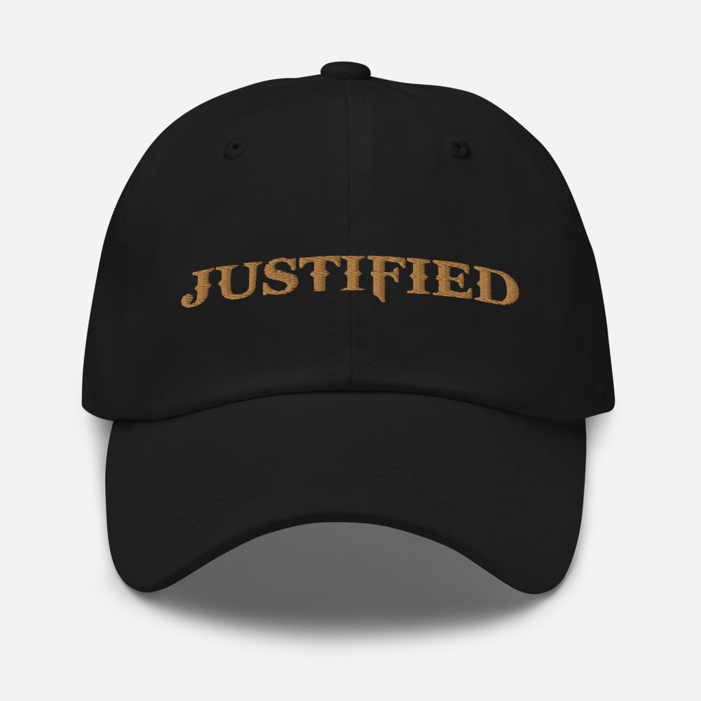 Justified 3D Embroidered Dad hat