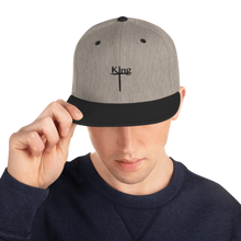 Load image into Gallery viewer, King Snapback Hat Blk Font
