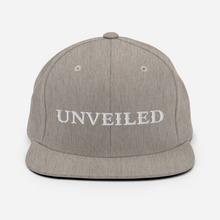 Load image into Gallery viewer, Unveiled w/font Snapback Hat
