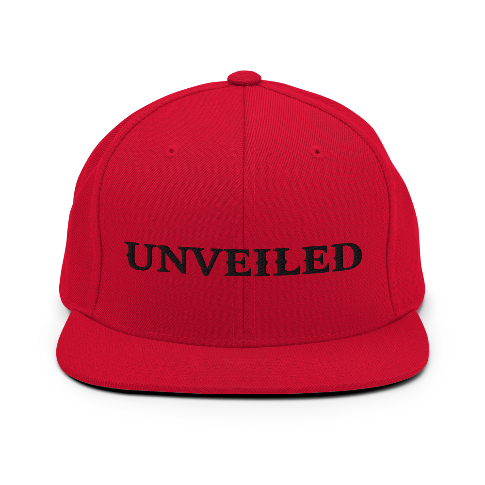 Unveiled blk/font Snapback Hat