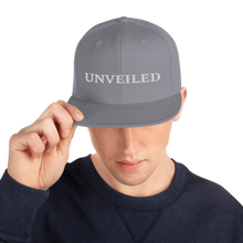 Load image into Gallery viewer, Unveiled w/font Snapback Hat
