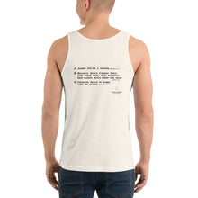 Load image into Gallery viewer, Men&#39;s ABC Black Font Tank Top

