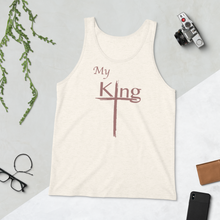 Load image into Gallery viewer, My King Tank Top white/rose
