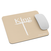 Load image into Gallery viewer, King Mouse pad white font champagne
