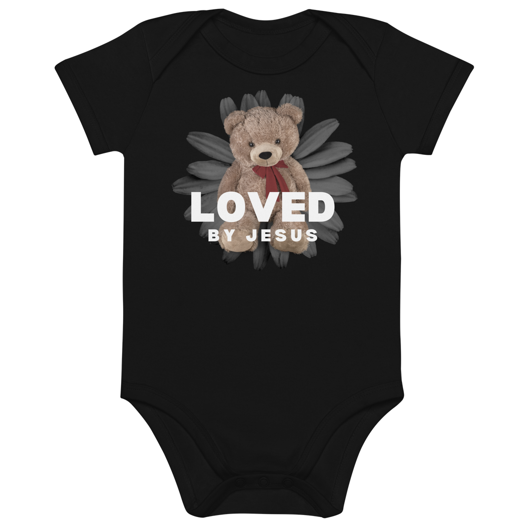 Loved by Jesus Organic cotton baby bodysuit