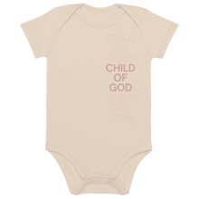 Load image into Gallery viewer, Child of God Organic cotton baby bodysuit Rose
