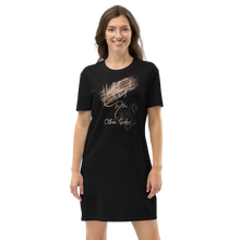 Load image into Gallery viewer, Hallelujah for the other side Organic cotton blk t-shirt dress
