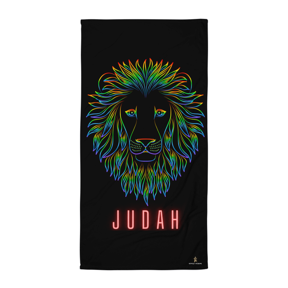 Lion of Judah Colorful Towel