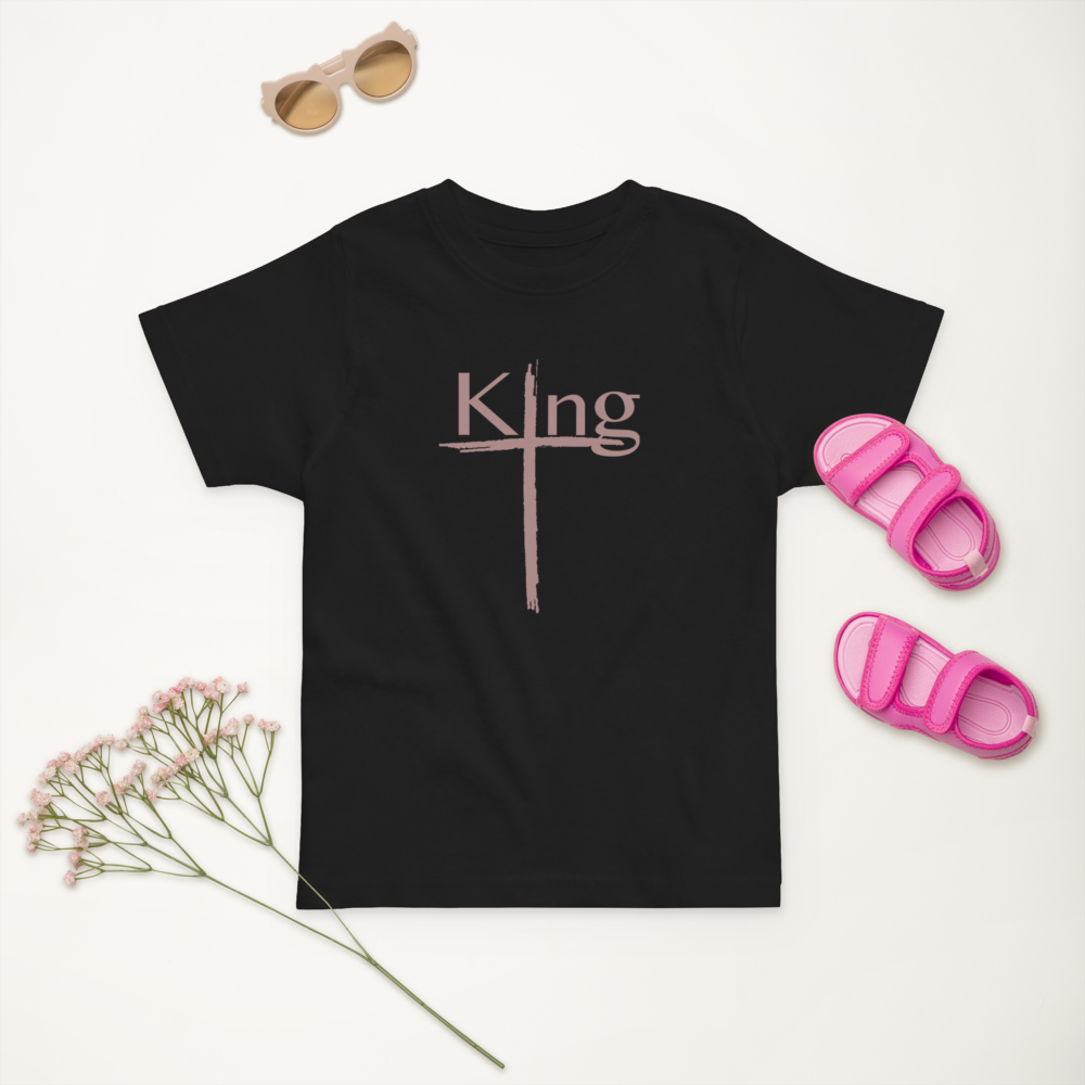 King Toddler jersey t-shirt rose