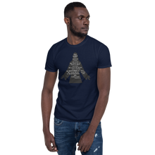 Load image into Gallery viewer, The Lord is my Shepherd Blue/Blk Crew Short-Sleeve Unisex T-Shirt
