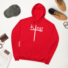 Load image into Gallery viewer, King Unisex fleece hoodie White Font
