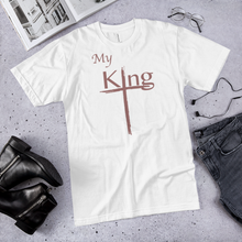 Load image into Gallery viewer, My King T-Shirt white/rose
