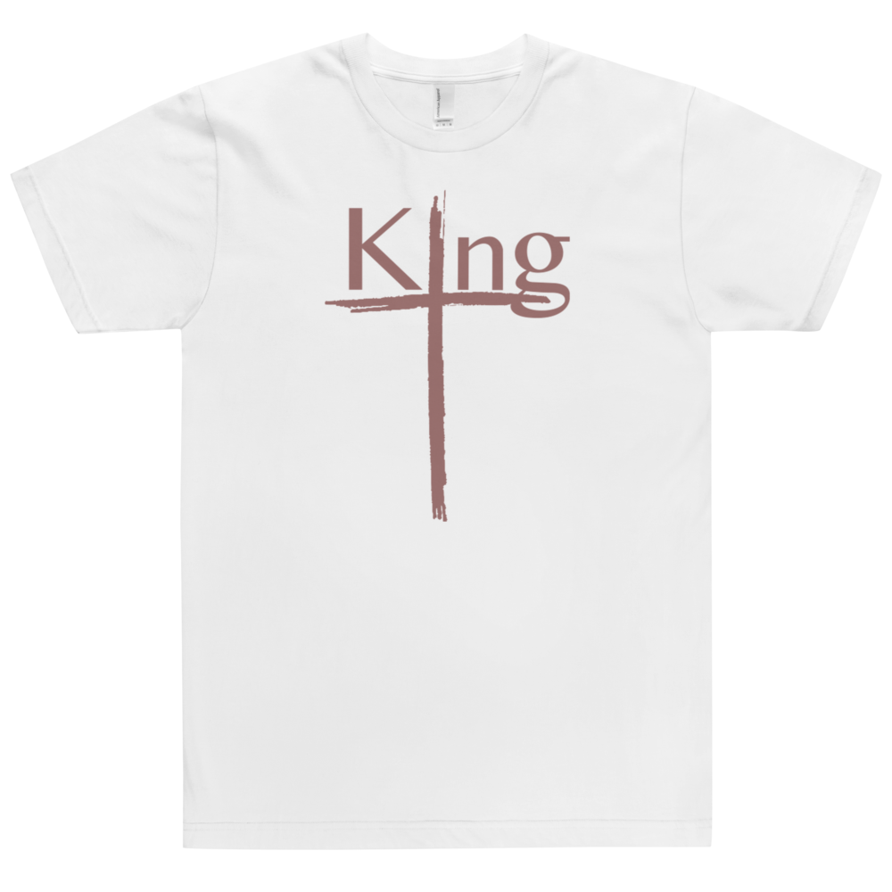 King T-Shirt white/rose