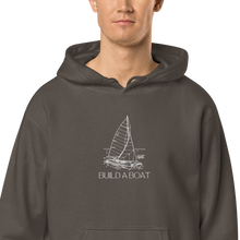 Load image into Gallery viewer, Build A Boat Unisex pigment-dyed hoodie

