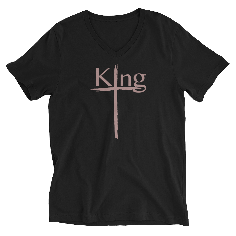 King Short Sleeve V-Neck T-Shirt