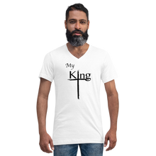 Load image into Gallery viewer, My King Unisex Short Sleeve V-Neck T-Shirt
