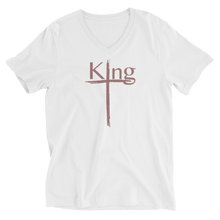 Load image into Gallery viewer, King Short Sleeve V-Neck T-Shirt Rose
