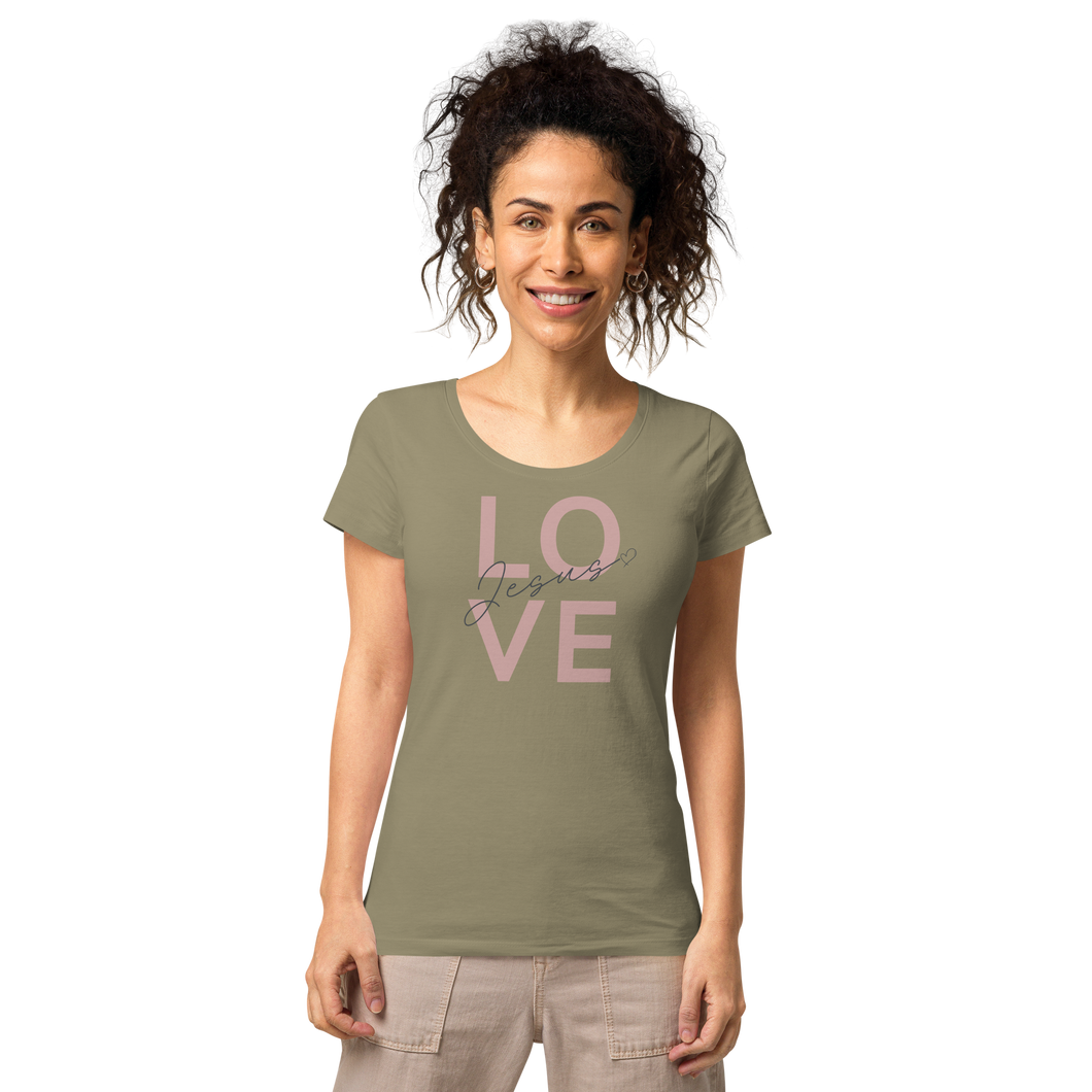 LOVE Jesus Women’s basic organic t-shirt
