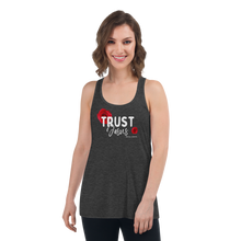 Load image into Gallery viewer, Trust Jesus Women&#39;s Flowy Racerback Tank
