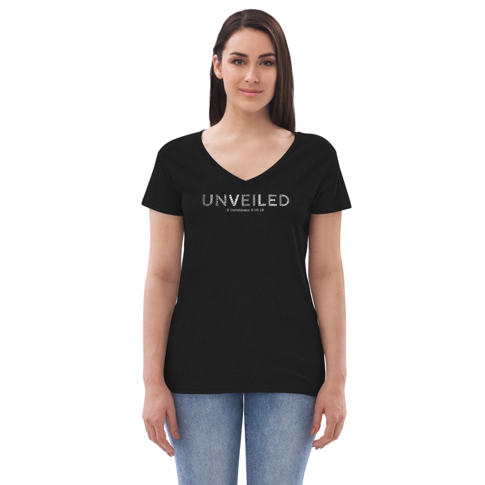 Unveiled Women’s recycled v-neck t-shirt