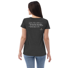 Load image into Gallery viewer, Women’s ABC&#39;s recycled v-neck t-shirt
