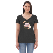 Load image into Gallery viewer, Just.If.I&#39;d Women’s recycled v-neck t-shirt
