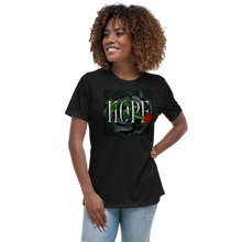 Load image into Gallery viewer, HOPE Rose Women&#39;s Relaxed T-Shirt
