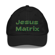 Load image into Gallery viewer, Jesus Matrix Youth baseball cap
