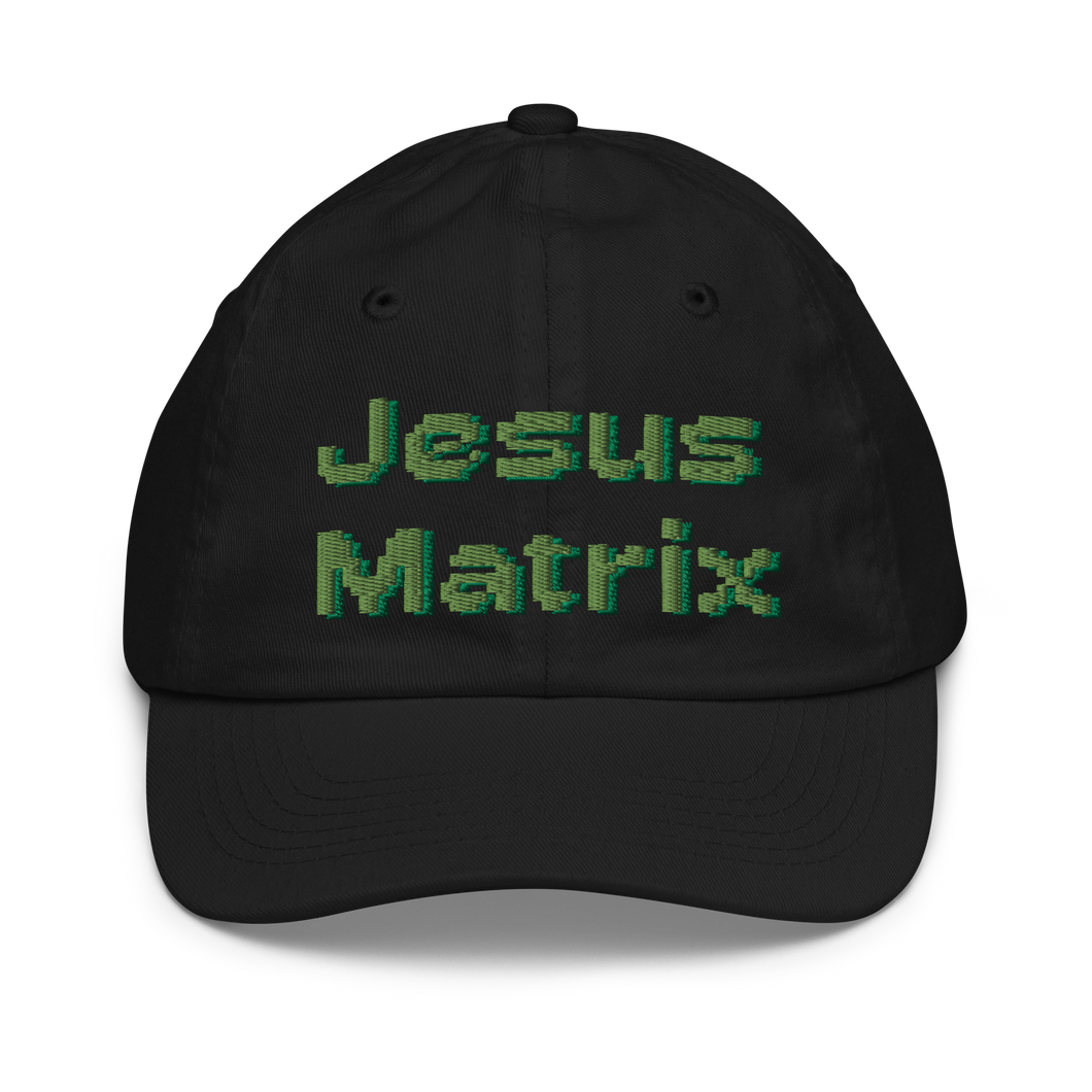 Jesus Matrix Youth baseball cap
