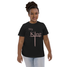 Load image into Gallery viewer, My King Youth jersey t-shirt rose
